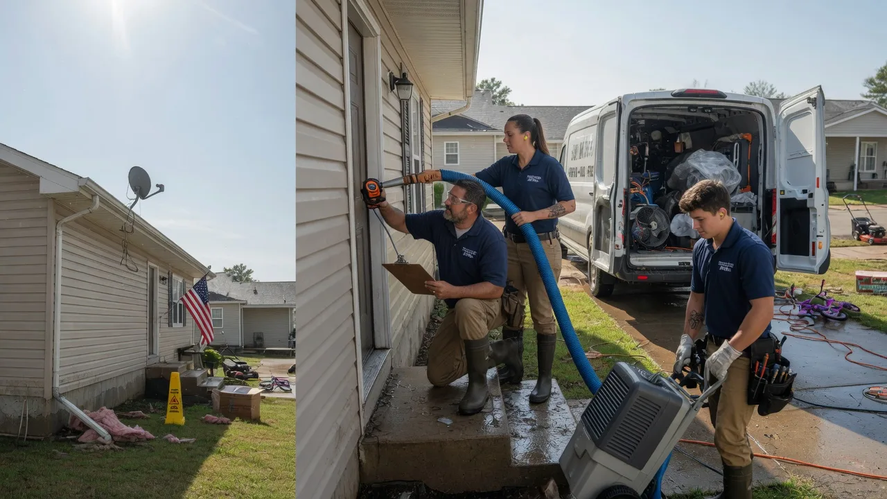 Ceiling Water Damage Restoration in White Heath, IL near me